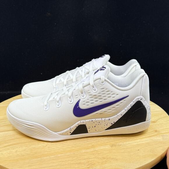 Nike Kobe 9 IX Protro Court Purple White Lakers Home IH1401 100 Shoe Size 8 M - Picture 7 of 10